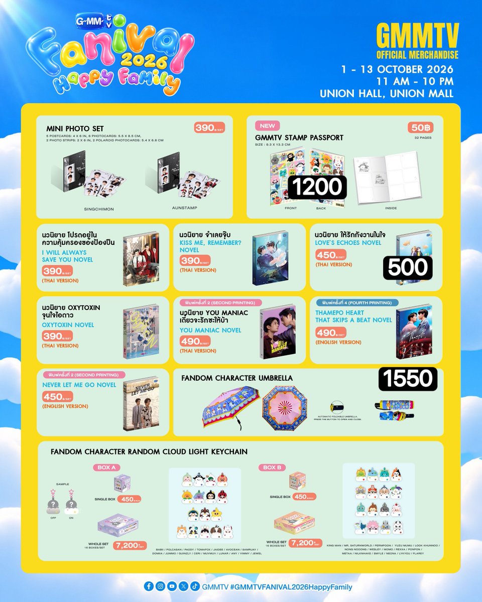 babebiebunny's tweet photo. ⭐️ รับหิ้ว | รอบ walk-in วันนี้คับ ( q 19X ) 🐠
#GMMTVFANIVAL2026HappyFamily

♡ ได้คูปองไซน์ ♡ 

✅ ว่างทุกอย่างคับ

xx ไม่รับหิ้วการ์ด xx

☆ มีนัดรับ / ปณ. 50 ems. 🎀

* ของหมดคืนเงินเต็มจำนวน * 

💌 สนใจ dm สอบถามได้เลยคับ ! 
#ตลาดนัดgmmtv 
#GMMTVFANIVAL2026HappyFamily https://t.co/ktkxUb8UjZ