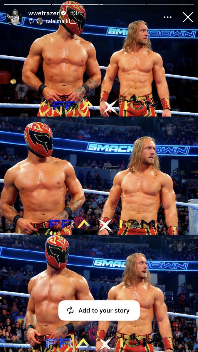talalmalki__'s tweet photo. Absolutely INSANE day today! 
@WWEFrazer #smackdown https://t.co/dHs78fJGcm