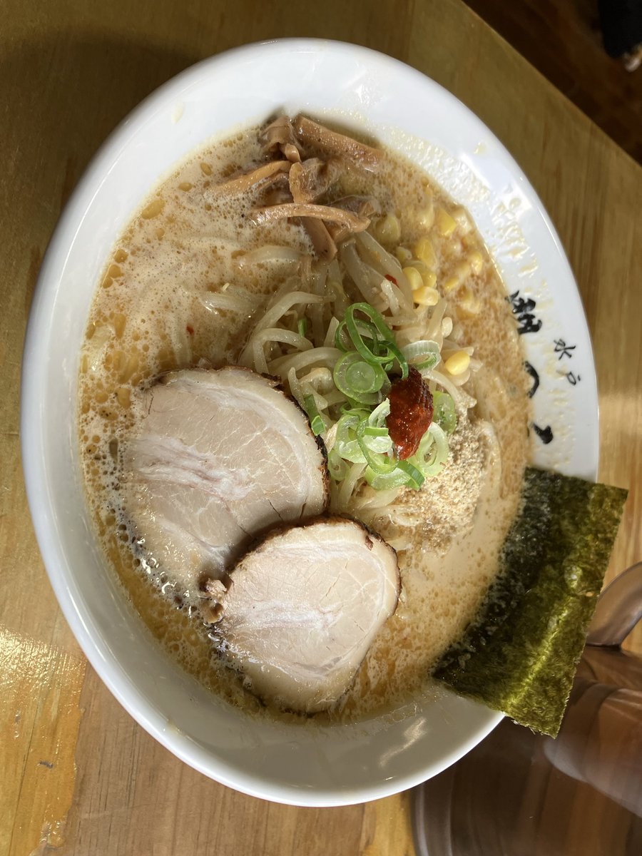 Hiko05584576's tweet photo. 門つる🍜白味噌ラーメン美味かった〜😋 https://t.co/BbY75L18EO