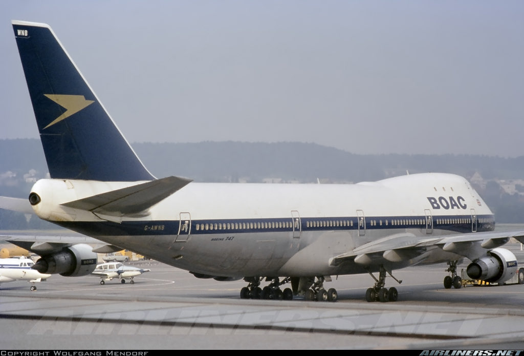 n194at's tweet photo. BOAC
Boeing 747-136 G-AWNB Line #41
ZRH/LSZH Zurich Airport
Date: 1973
Photo credit Wolfgang Mendorf
#AvGeek #Aviation #Airline #AvGeeks #Boeing #B747 #QueenOfTheSkies #ZRH @zrh_airport #Zurich #BOAC 🇬🇧 https://t.co/J6KvyBnxhS
