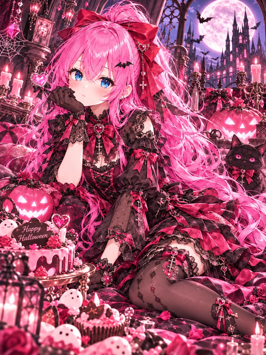 ♥15♡*ハロウィン飾り**♡♥ピンク♡♥ サヤ=ミラージュ on X: 