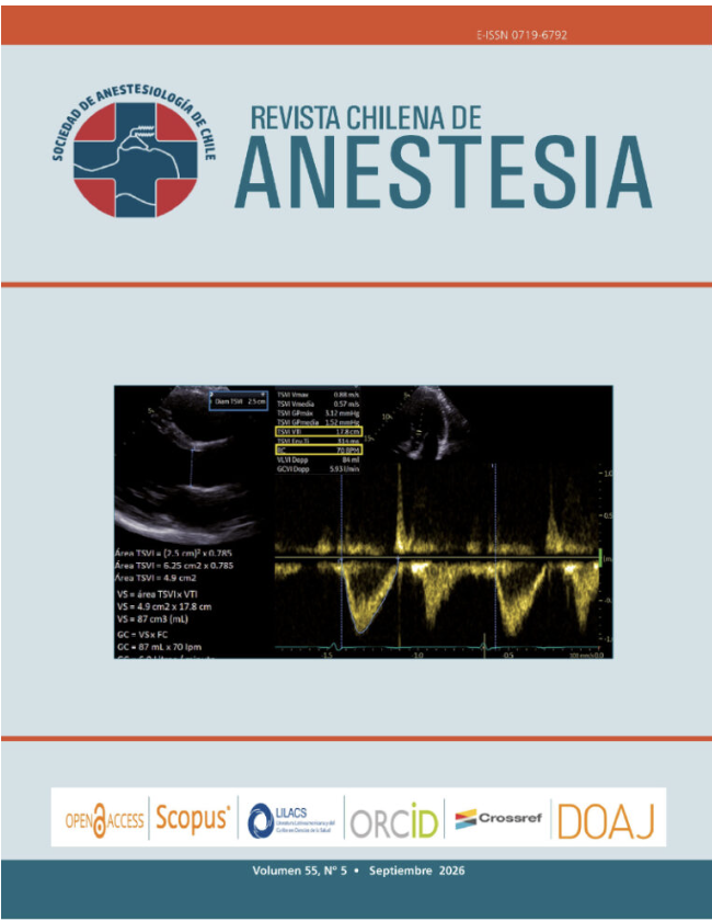 chileanestesia's tweet photo. Recién publicada!!! revista chilena de anestesia SUUUUUper entretenida!! https://t.co/uVPA7nCcak https://t.co/BnDILc6SxU
