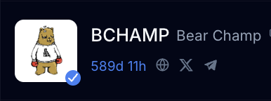 Prase_2's tweet photo. Today is 589 days since $BCHAMP launched on @First_Ledger 🥊 https://t.co/XtlUebDiqa