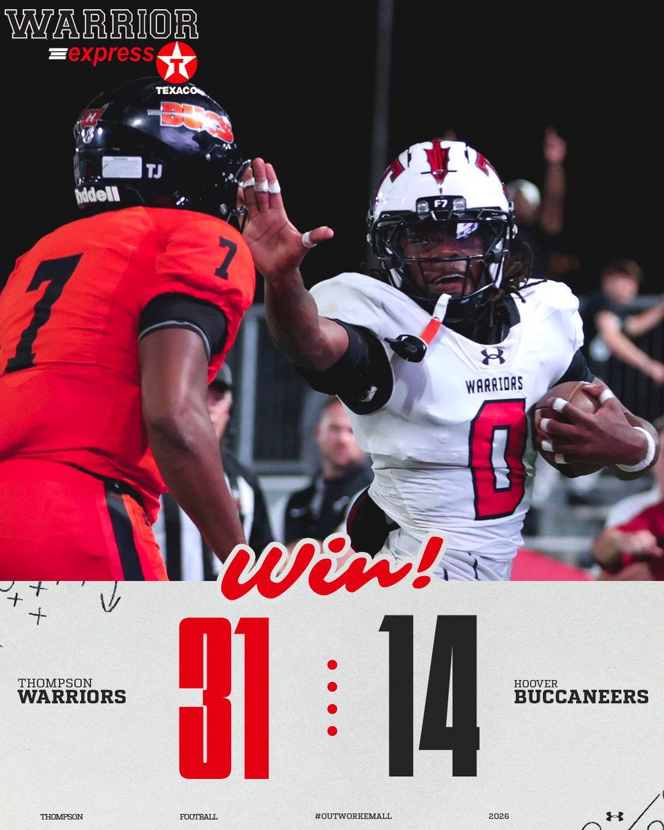 WARRIORNATION20's tweet photo. Final from Hoover! https://t.co/QpWmRKgG8f