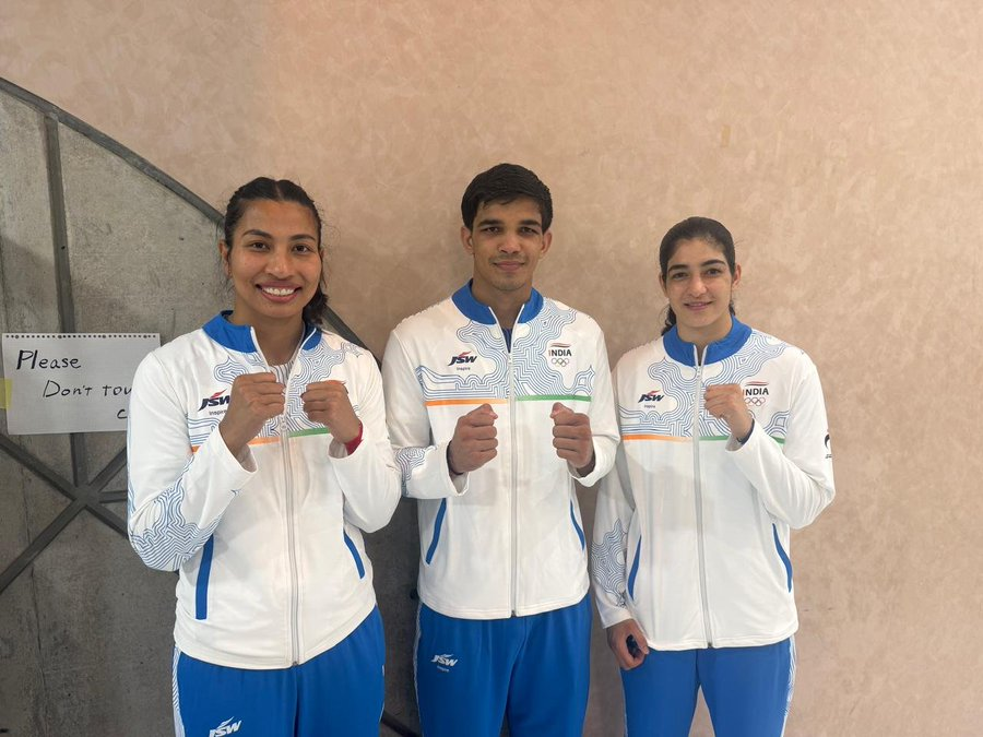 sportsapna1's tweet photo. 🥇 Lovlina Borgohain — Women’s 75kg
🥇 Ankush Panghal — Men’s 80kg
🥇 Parveen Hooda — Women’s 65kg

India’s golden boxing champions at the Asian Games 2026! 🇮🇳 https://t.co/Hzdtc6OZYX