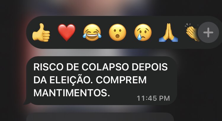 GUELLINGHAM's tweet photo. uma hora dessa minha tia colocando medo no grupo da família https://t.co/ngGixSxcxr