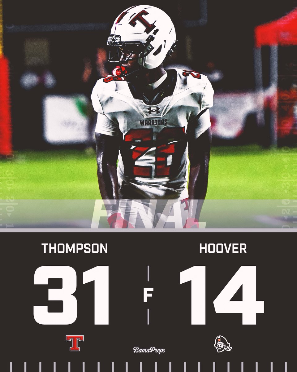 BamaPrepsFB's tweet photo. Thompson wins a region game in the Met! https://t.co/lf1vkBQTz9