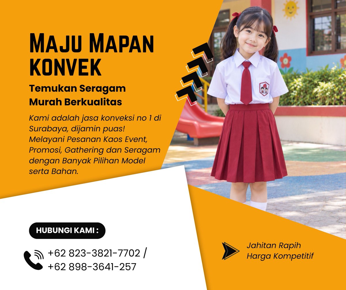 01Fanzah's tweet photo. Dari Desain Sampai Jadi, Seragam Sekolah Kami Produksi! di Kabupaten Merangin HP/WA 0823-3821-7702
konveksi peplum blouse, konveksi ruffle blouse, konveksi off-shoulder blouse, konveksi wrap blouse, konveksi tunic blouse
#peplumblouse #ruffleblouse #offshoulderblouse https://t.co/dDTOwPy9yl