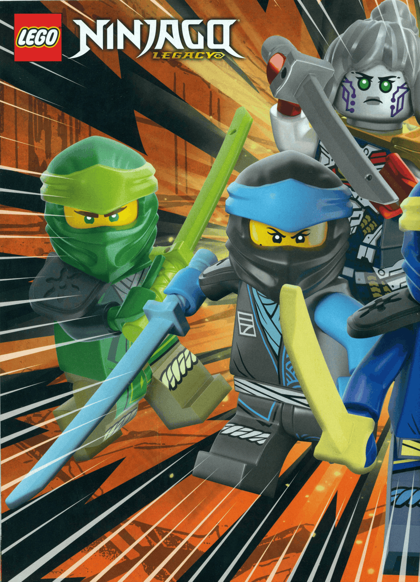 llorumis's tweet photo. shout out to this magazine issue that has a poster with ALL of the classic ninja, INCLUDING pixal, but i unfortunately only have access to it from a scan where half of jay's face is missing https://t.co/q7vS2qZsj1