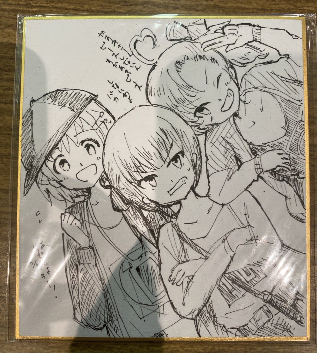 ktgw_116's tweet photo. アフターに出す色紙だよォ！！ https://t.co/u7qoiFXl7y
