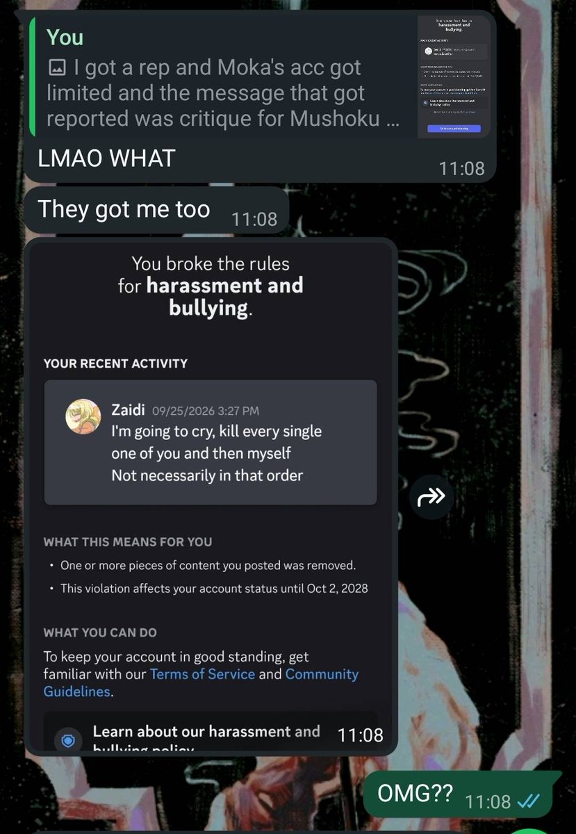mikojyka's tweet photo. @voixirial My buds leaked these screenshots to me https://t.co/bZbi2YsWfj