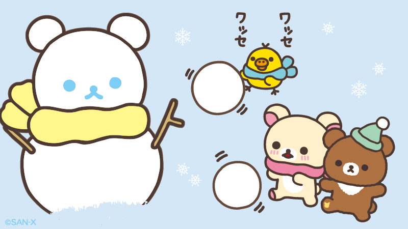 rilakkuma_gyr's tweet photo. もうすこしで完成だ！⛄️
リラックマにそっくりだね。 https://t.co/jdgRyu3hwu
