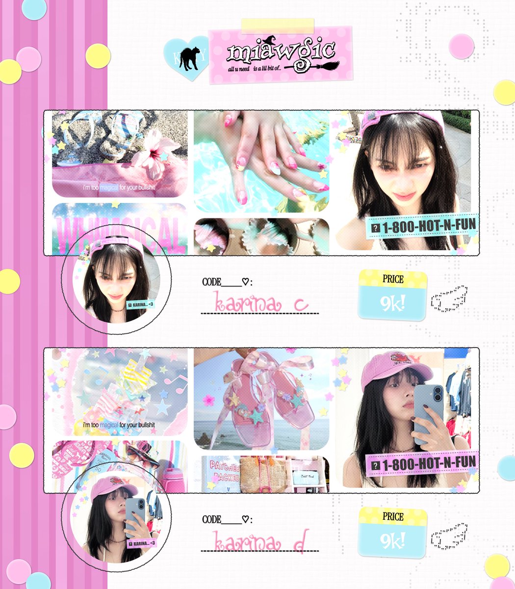 miawgic's tweet photo. help repost, furriendz?

binar masih punya 7 layout ready stock ‘me core’ featuring (4) Karina, (1) Asa, (1) Ningning, (1) IAN, serta 5 layout Wonyoung yang siap dijemput… 🐈💨

yang berminat bisa ketuk dm/tele binar ya :3

trims! #bealanja #zonauang https://t.co/tmjGywCb7m
