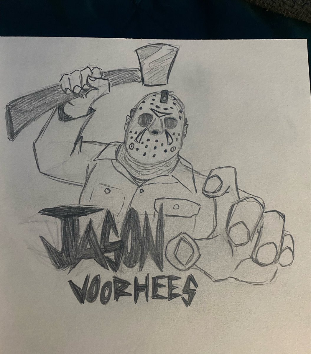 wavechairke's tweet photo. Drawing a Horror villain everyday until Halloween Day 3: Jason Voorhees

god this is so assssss https://t.co/2LxSuRyKfp