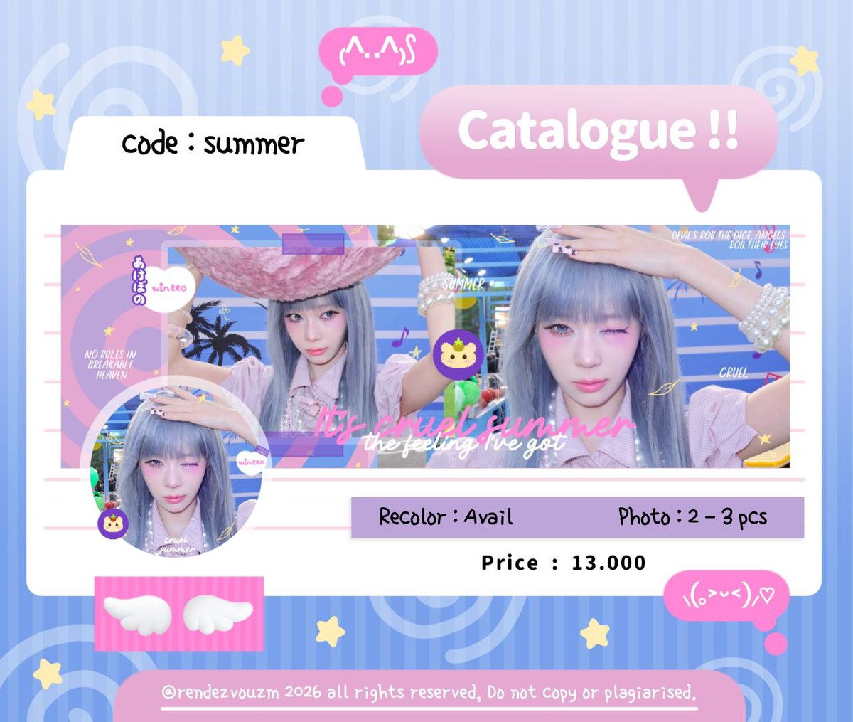 rendezvouzm's tweet photo. help repost, please? timaacii

hai hai. yuk kenalan sama 5 anak baru ku ⁉️ sekalian kenalan sama aku, Onya si BA layout baruu 😋✌️aku juga mencari teman BA nyang banyak dan saling support 🌟💥‼️

#zonauang https://t.co/cVHCF1ZUrz