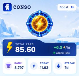 naevermillion's tweet photo. enjoying the experience so far. I like the focus on AI and the way the project is building its ecosystem. Curious to see what comes next! 🚀 #Conso #AI #Web3Exploring@conso_xyz https://t.co/yCipadOwYf