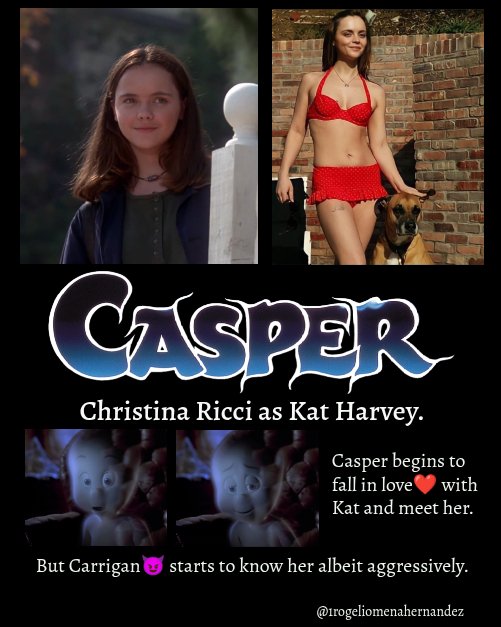 RogelioMena12's tweet photo. Christina Ricci as Kat Harvey in Casper (1995).
👻👻👻🎃🎃🎃.

FanArt / Art / Deviantart.

Sometimes is so hot ☀️ today before October, the Halloween 🎃 month begins.

Photo from: @ christinaricci.daily. 

#ChristinaRicci #Casper #Casper1995 #Halloween2026 #FanArt https://t.co/aBCLXCEnF9