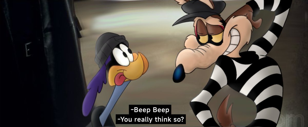 sincerly_uss's tweet photo. #roadrage #looneytunesbackinaction https://t.co/B5pAbeu9c1