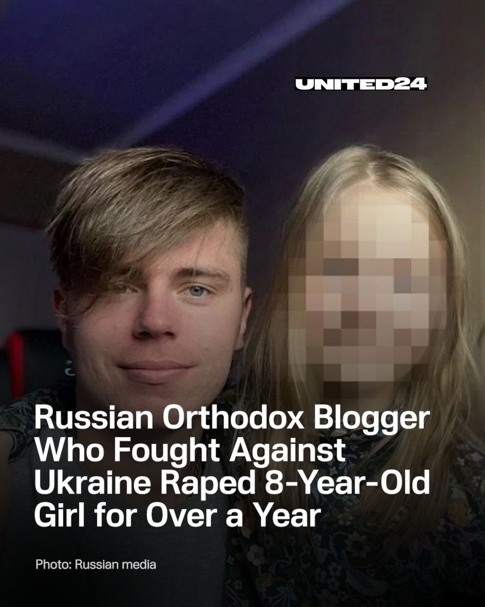 United24media's tweet photo. Russian soldier sentenced for raping 8-year-old girl he claimed to be ‘saving’ 

🧵 1/3 ⬇️ https://t.co/Ko82THn2av