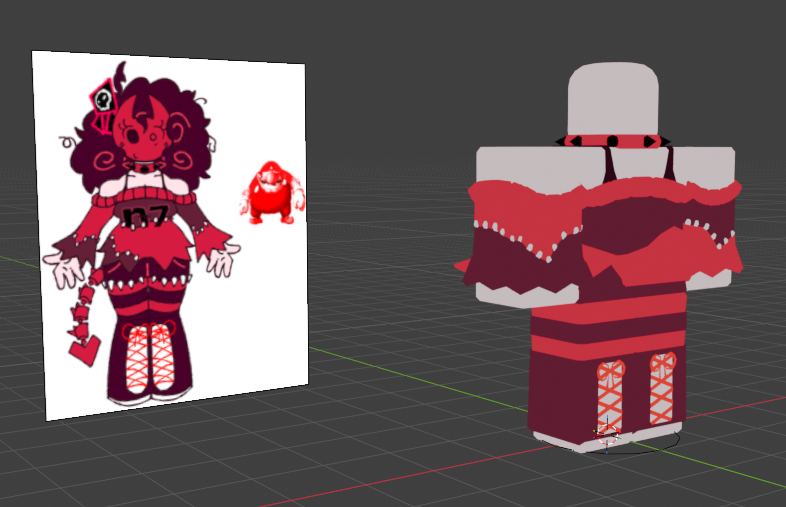 manuel33204925's tweet photo. Some basic and rough progress on a fan model I'm making based on @snowmint0 c00kid fang girl https://t.co/0wyLK0s0bH