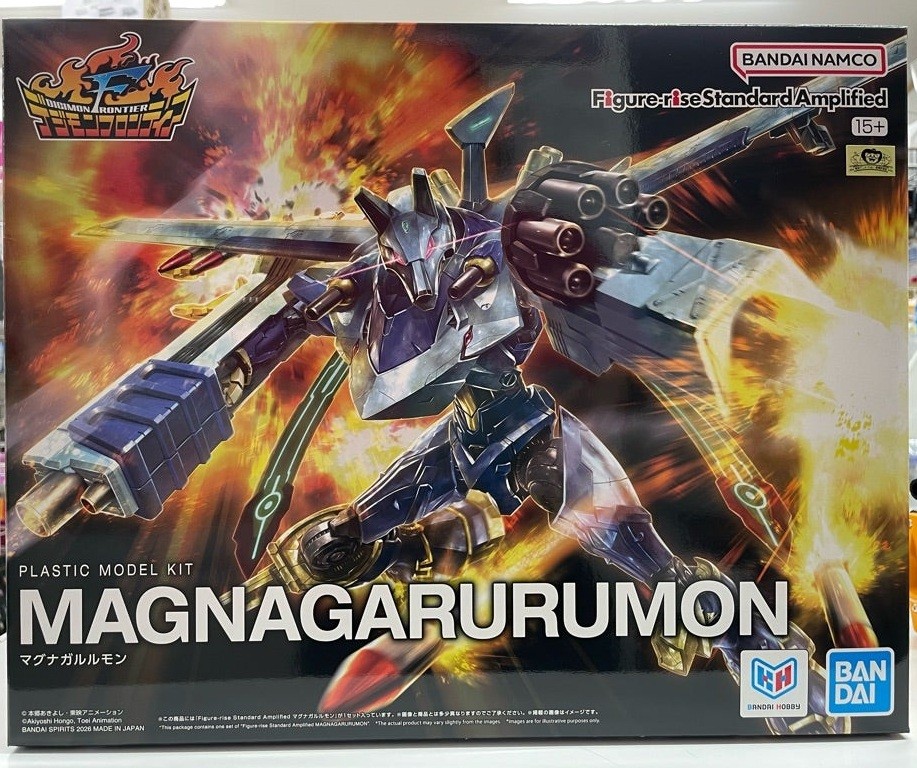 JapanAnimeFinds's tweet photo. Magnagarurumon really said: bring the BIG cannon. Frontier fans, the box art goes hard.
Bandai Figure-rise Standard Amplified model kit. Assembly required.
Check parts &amp; US shipping.
https://t.co/Sir6cJuhtP
#ad https://t.co/vpKLDrE07U