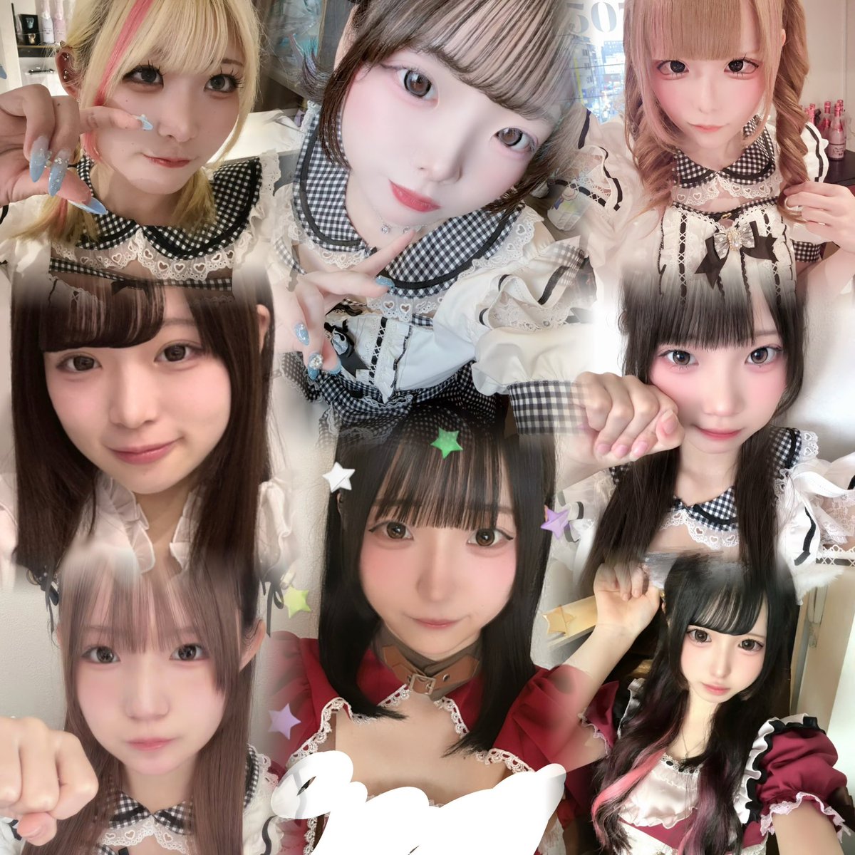 nyanmew_'s tweet photo. 本日の出勤キャスト🐈‍⬛🎀

12-
りぼん@nyan_riS2 
もも@nya_nmm 

13-
みるく@o7_xo1u 

14-
はに@nxwv2_ 

15-
はち@ao_____1203 
ねね@nc_n4c00 

16-
あめ@ame_nyanmew 
りあ@nyanko_o_23 

 #日本橋コンカフェ  #コンカフェ営業
 #大阪コンカフェ https://t.co/i1JCuG7WvT