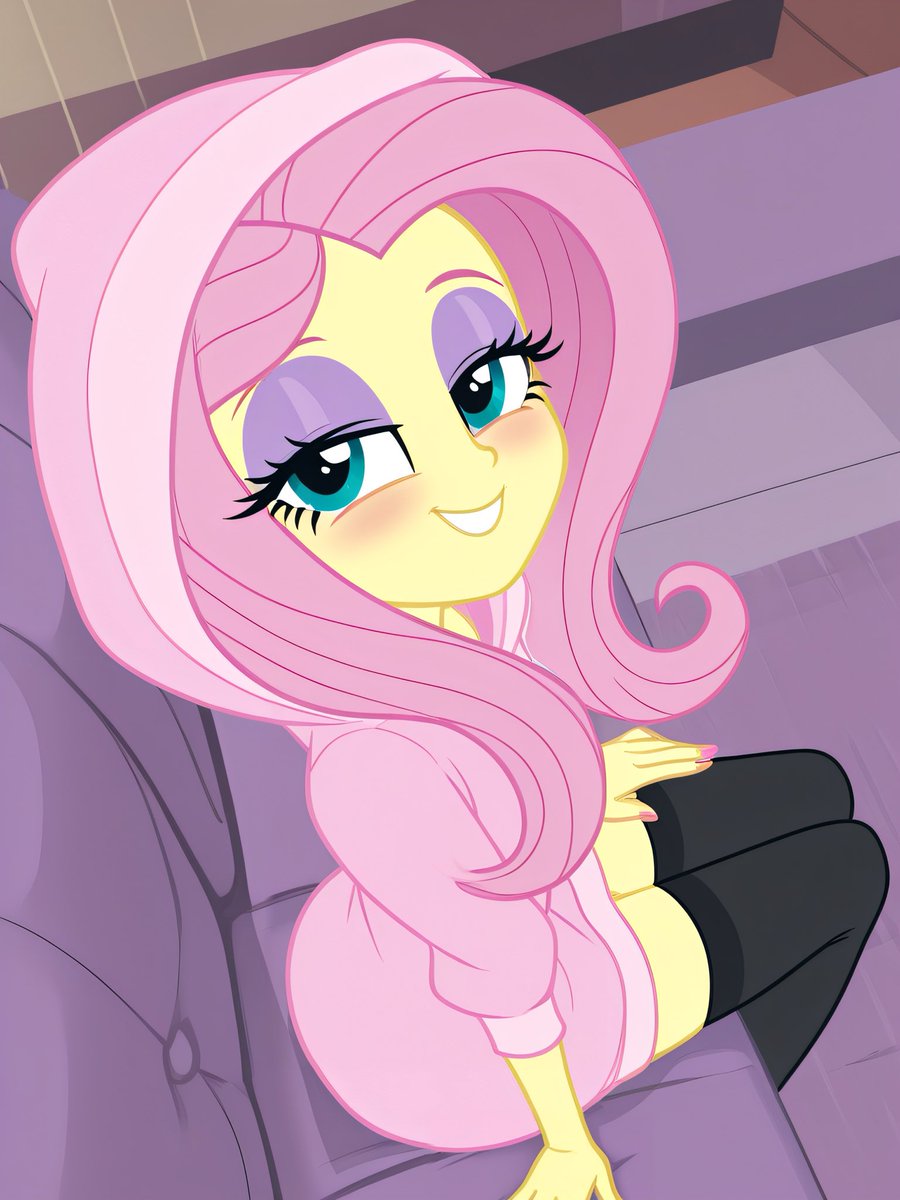 Pillguy7's tweet photo. I see someone’s adjusted to the cold! Totally diggin’ the pink hoodie~ 🦋 #equestriagirls https://t.co/FbmeOMT2Ar