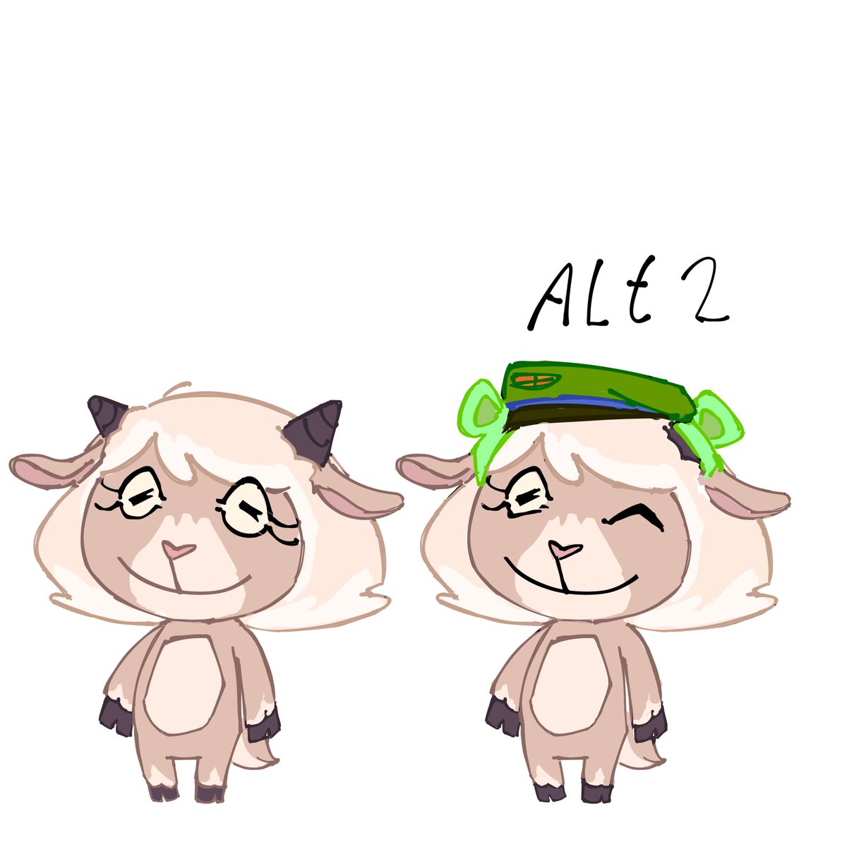 akakixcat's tweet photo. HTF Sona ref reveal! You can draw me now! I’m just a little goat that is a big fan of Flippy-💫 #HTF #HappyTreeFriends #Flippy #Sona https://t.co/0c7xidcI9c