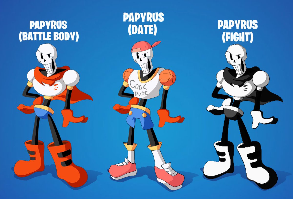 playcentermd's tweet photo. Better look at Papyrus's skin styles!!!
And the next one will be... UNDYNE! https://t.co/d3P8I5YcVz