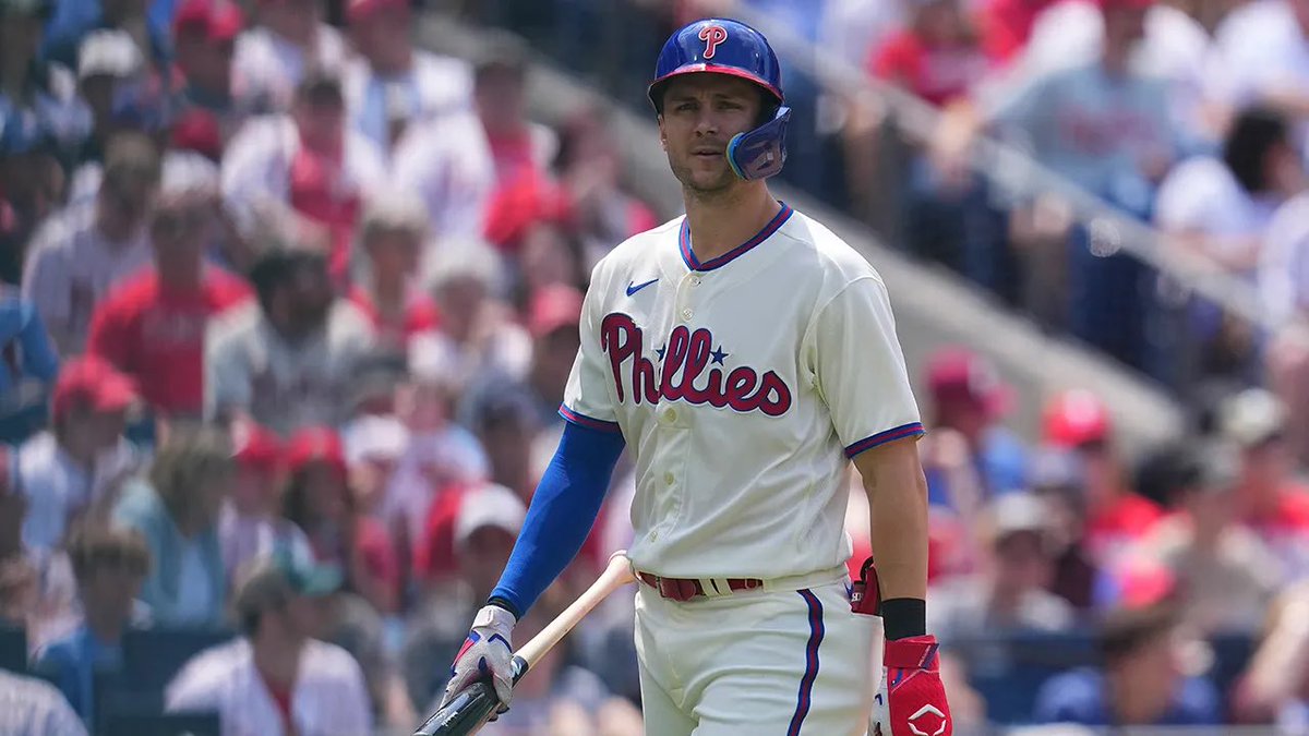 PhilsTailgate's tweet photo. Remaining years and money owed on every Phillies guaranteed contract:

Trea Turner: 7 Years, $191 Million
Cristopher Sanchez: 6 Years, $104 Million
Jesus Luzardo: 5 Years, $135 Million
Bryce Harper: 5 Years, $125 Million
Kyle Schwarber: 4 Years, $132 Million
Aaron Nola: 4 Years, $98 Million
J.T. Realmuto: 2 Years, $30 Million
Zack Wheeler: 1 Year, $42 Million
Brad Keller: 1 Year, $13 Million