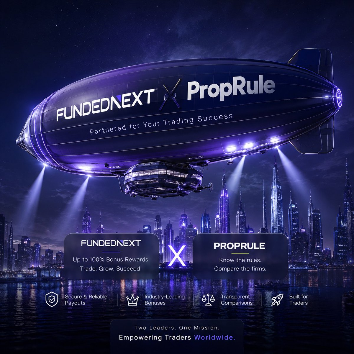 alexanderssr2's tweet photo. @PropRule Two names
One vision. ���
FundedNext × PropRule are bringing opportunity, transparency, and innovation to the trading world
Know the rules, explore the rewards, and take your trading journey to new heights! 🌍💜 #FundedNext #PropRule
Best prop firm @fundednext
Best CEO @galibsyed_ https://t.co/ICEoPoYBSi