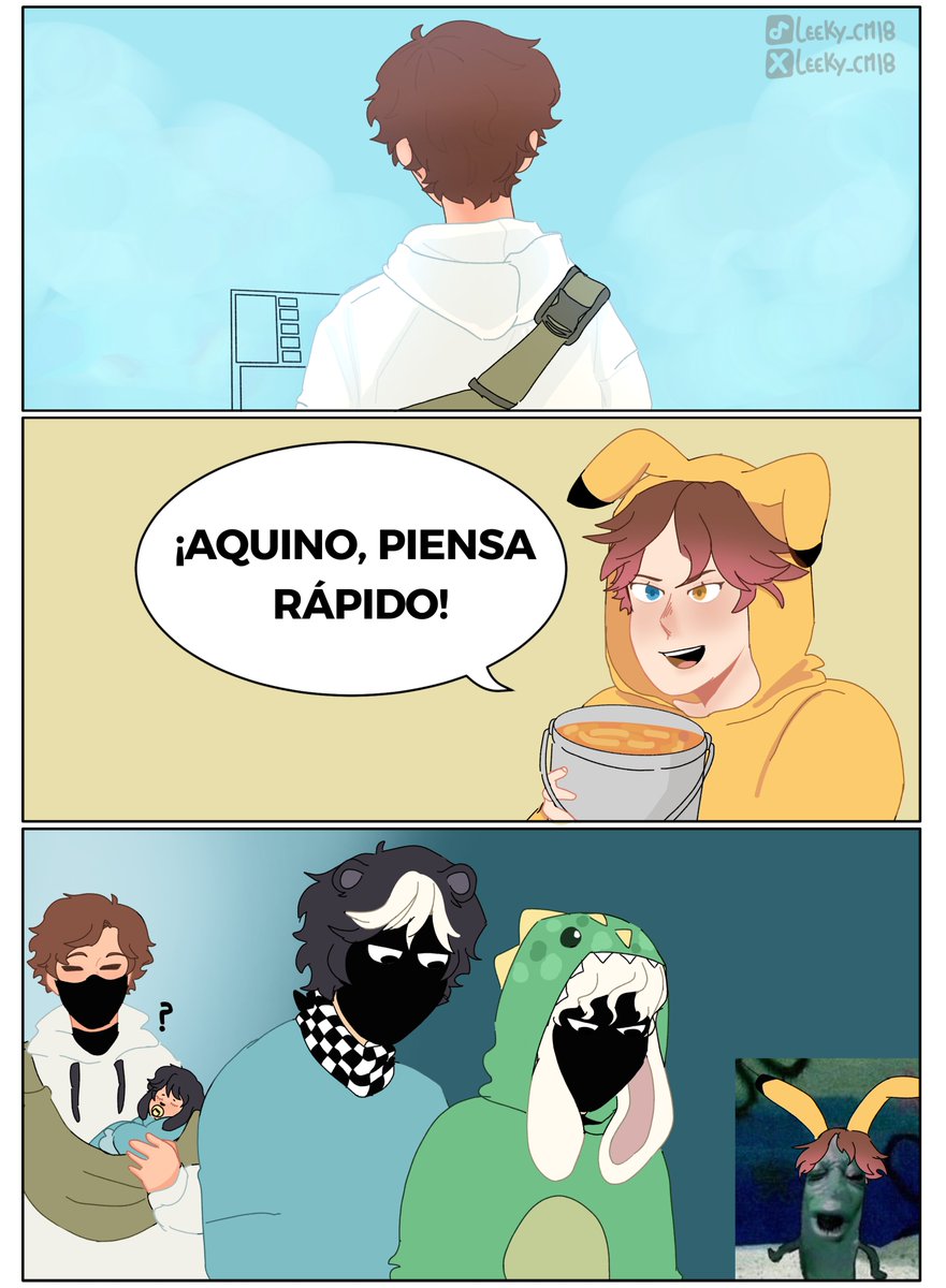 leeky_cm18's tweet photo. #Dedsafio4 

Bromita de chill , mi trio crj 

#spreenter #conterstinefanart #spreenart #aquinofanart #soaringfanart https://t.co/z3c9knEnuW