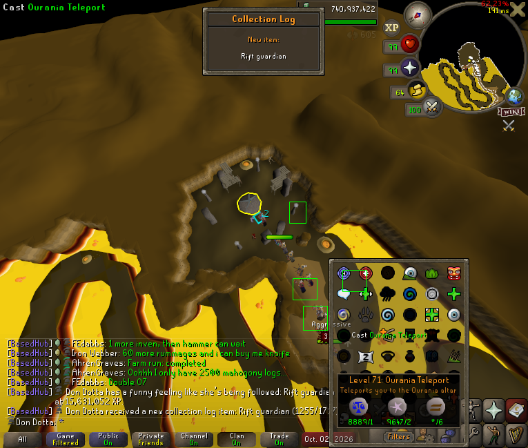 DonDottaRS's tweet photo. #29 Rift Guardian and thats all skilling pets done!! https://t.co/6s2RJUgAIz