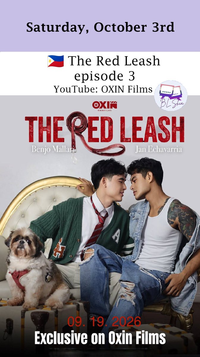 BlShia74220's tweet photo. New Episodes!
📺 #NotYoursTheSeries
📺#TheRedLeash
📺#AWinterSunWakestheWindinSpringHillsDream
#NotYoursTheSeriesEP2 #TheRedLeashEP3 #AWinterSunWakestheWindinSpringHillsDreamEP1 #AWinterSunWakestheWindinSpringHillsDreamEP2 https://t.co/W3xqeD3Qwa