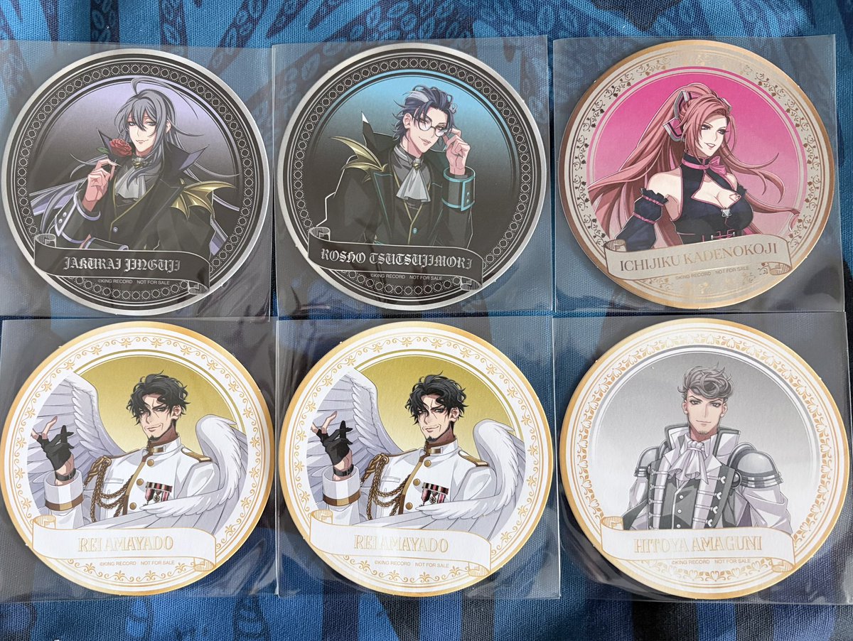 umatoki_a's tweet photo. 【交換】ヒプマイ ヒプノシスマイク 9th カフェ 特典 コースター クリアカード クリカ ブロマイド マドラー チェキ

譲
一郎 三郎 理鶯 乱数 寂雷 一二三 盧笙 零 獄 無花果

求
同種 左馬刻(同時の場合のみ帝統も検討します)

本日ぴあアリ手渡し優先
後日郵送

よろしくお願いいたします https://t.co/irJJczWkLn