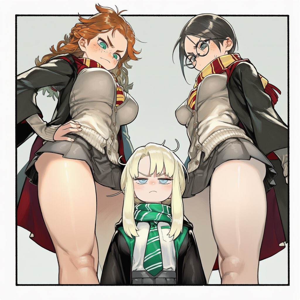 Fanjook's tweet photo. 『The well-endowed and the less endowed』

#malfoid  #malfoy #harrypotterfanart https://t.co/YRcjbI8OeC