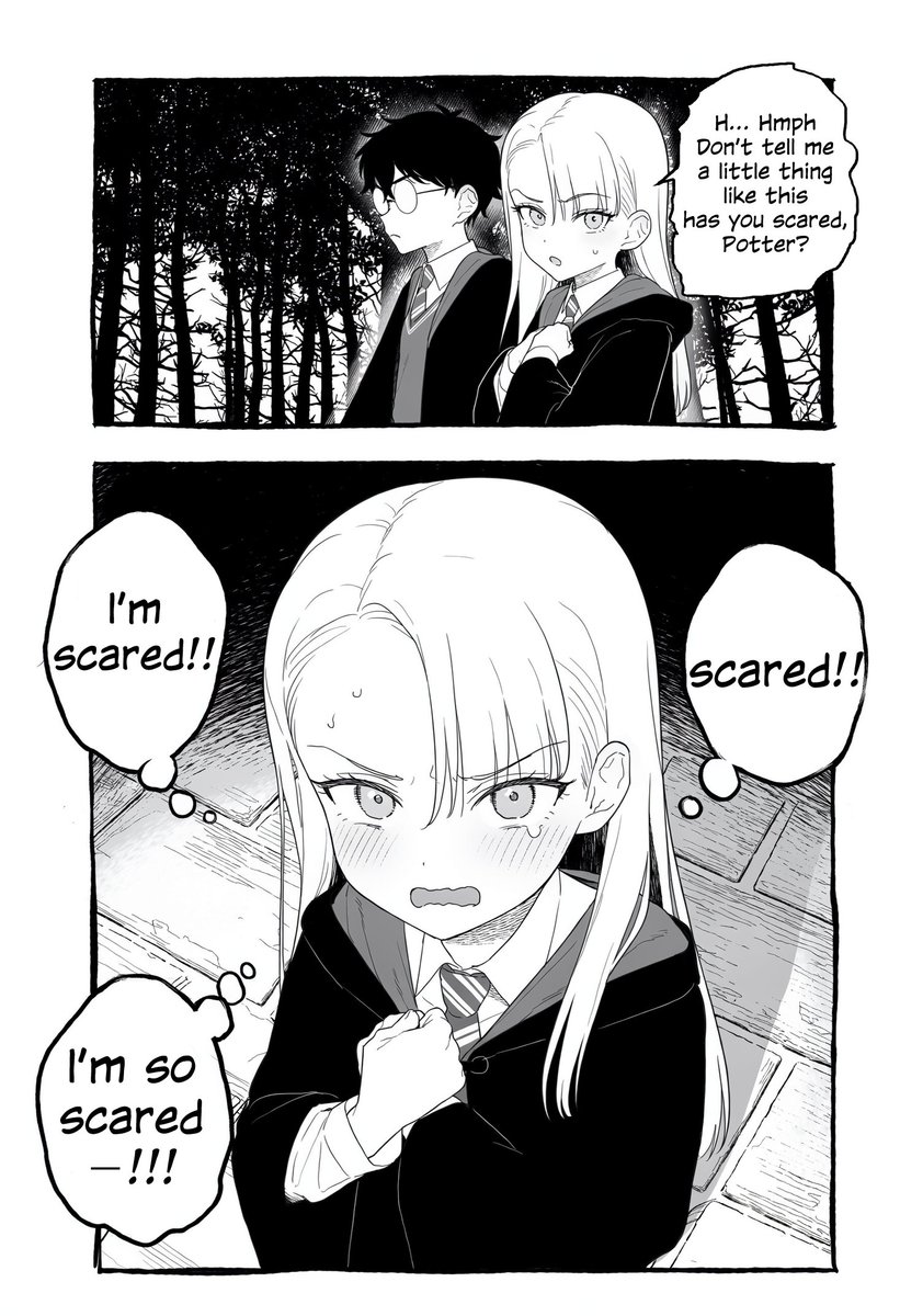 Sachi_Hwa's tweet photo. Maybe the first time they touched was in the Forbidden Forest...
#malfoid #malfoy https://t.co/8nwGMMDN25