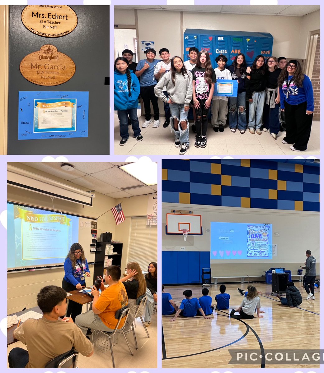 PNeffCounselors's tweet photo. Decision of Respect Day 2026 @NISDPatNeff !
Thank you Texans for helping us promote a culture of respect, kindness, and positive decision-making! 
@NISDCounseling https://t.co/51O0wb0D9G