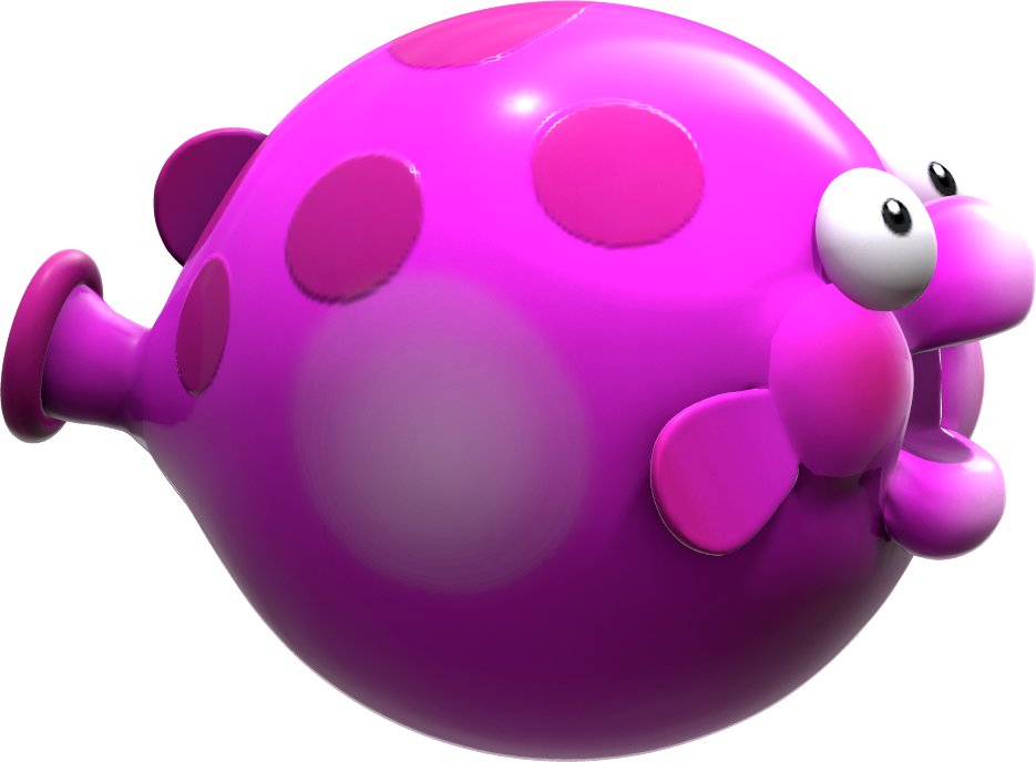 SuperMarioFact's tweet photo. Unofficial render of a Purple Bloomp https://t.co/GlcRxC112Y
