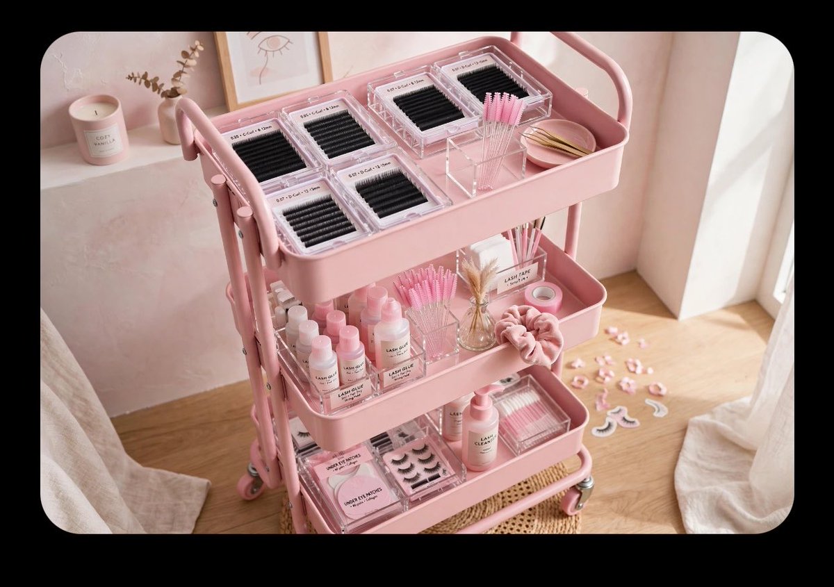 realenenu's tweet photo. Manifesting this lash cart so bad ๐ญ๐
Speaking it into existence: neat cart, full trays, booked clients, soft life.
#lashtech https://t.co/S4UkYZPnn4