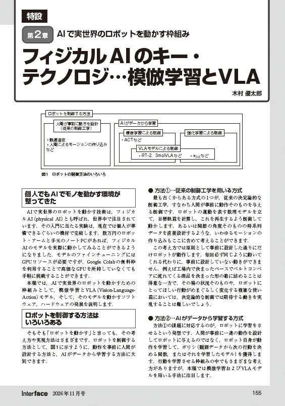 コンピュータ技術実験雑誌「Interface」（毎月25日発売，CQ出版社） on