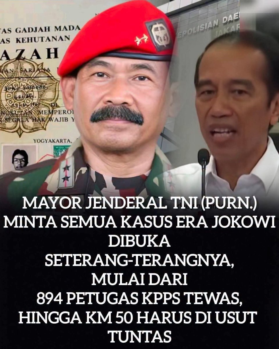 M3di4Upd4t3's tweet photo. Demi Untuk Keadilan Harusnya Kasus jokowi Dibuka Semua

#JokowiGibranPembohong 
#JokowiGibranPembohong https://t.co/SwOIQDX0FL
