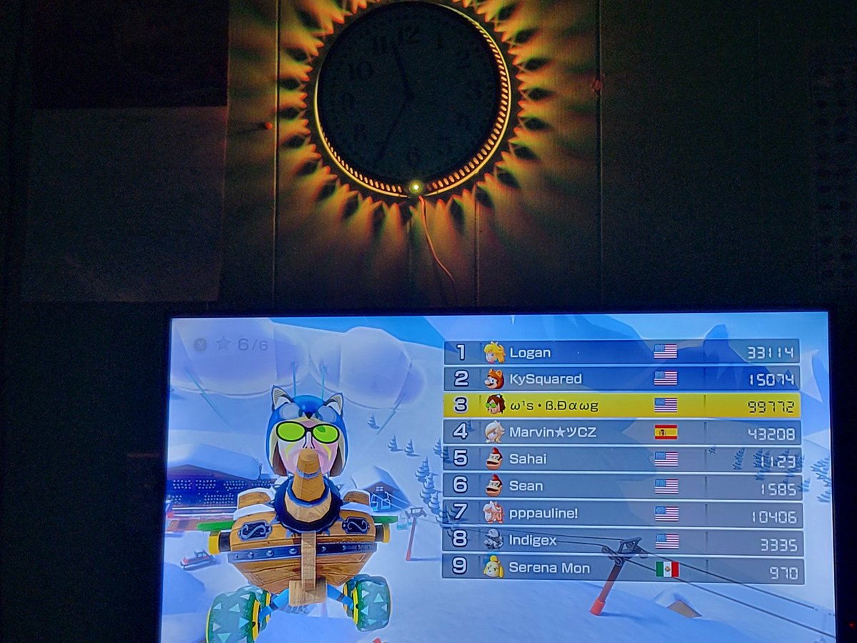 WolfsSpirit78's tweet photo. #MK8D #NintendoSwitch2 #Wild1s
Fun races ggs, love my wall clock, van change colors with remote 🥰. 🍺😵‍💫😅🙃🏁👋 https://t.co/jf1uuzIGsl