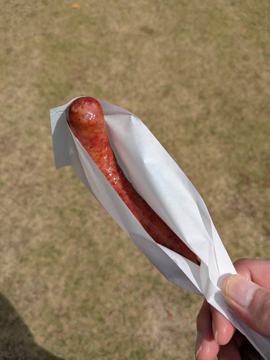 ankin245's tweet photo. ジビエソーセージ。猪の肉ですって https://t.co/PxxDRQFynT