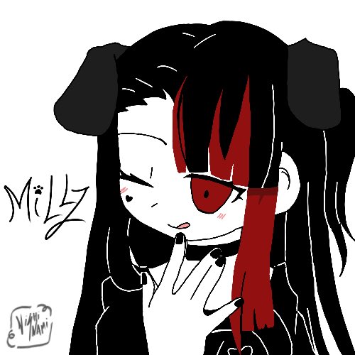 CMLAmillz's tweet photo. millz in the funamusea art style by my great oomf @nishinami_ 🖤🖤 https://t.co/bKvcaIZkOo