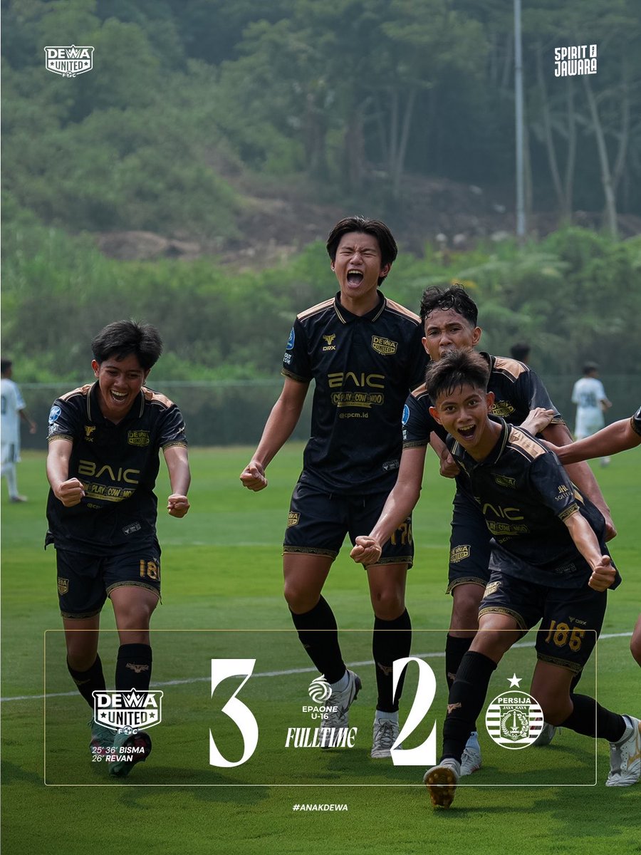 dufcdevelopment's tweet photo. Tiga Poin Perdana Dikandang.

#DewaUnitedFCDevelopment
#Epaone https://t.co/Jq5CwNC43S