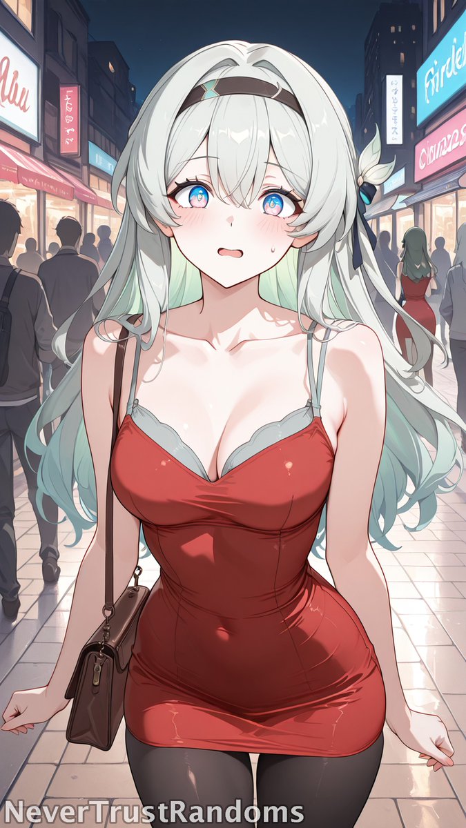 ntrustrandoms's tweet photo. Firefly is out for the evening in the commercial district. She is about to meet someone... 

#FireflyHSR 
#Firefly
#ホタル
#流萤
#HonkaiStarRail
#HSR https://t.co/2Nainxb3aU