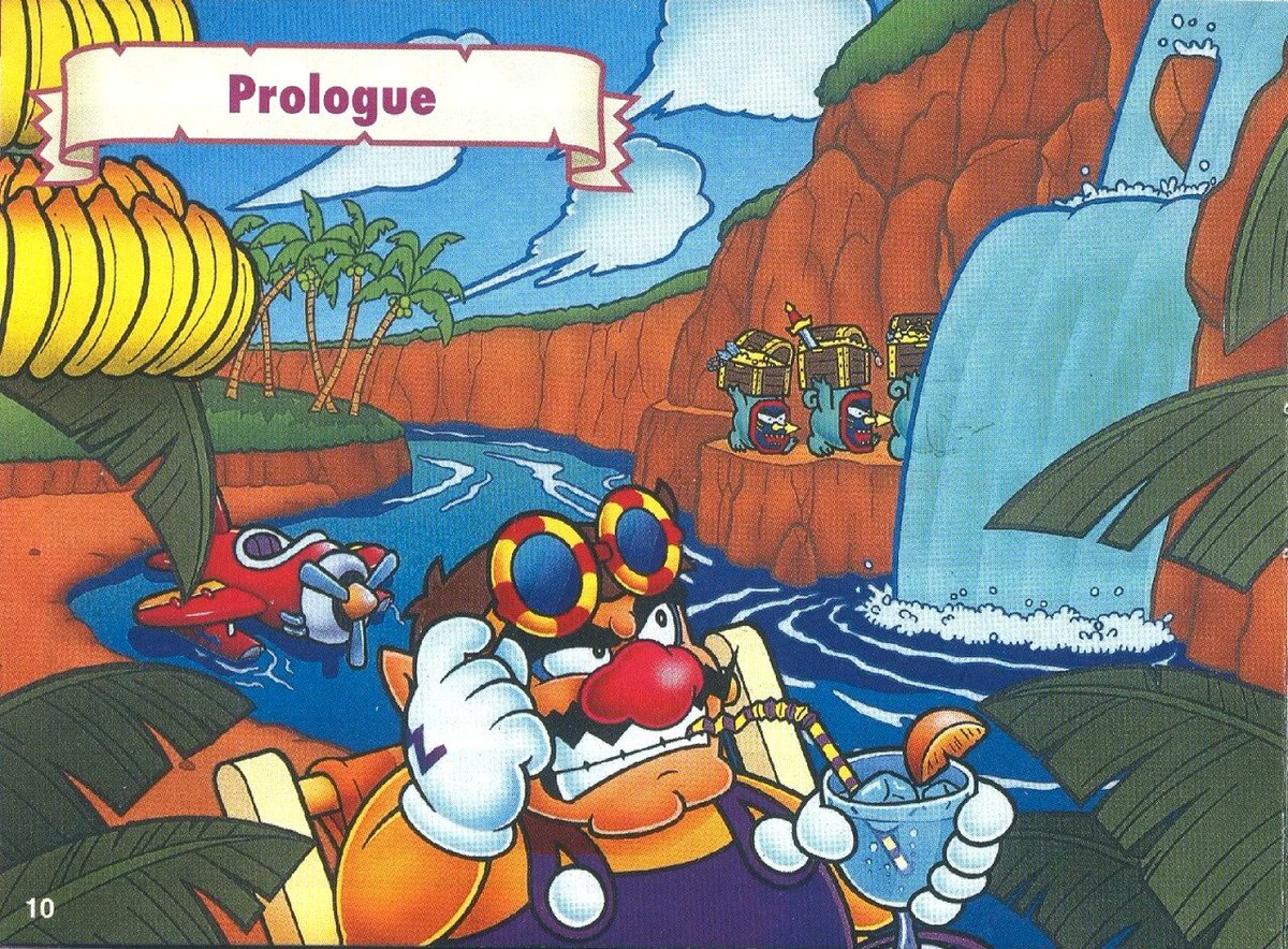 SuperMarioFact's tweet photo. The Awazon river basin is the main setting of Virtual Boy Wario Land, where Wario traveled prior to the events of the game to take a vacation. Its name refers to the Amazon River, but the "M" is flipped to a "W", similar to Wario's name relative to Mario's. https://t.co/QgcsHfDncB