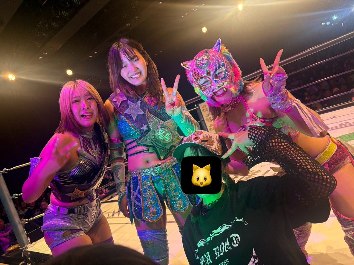 mapimapi89's tweet photo. 特大ファンサありがとうございました🥹💖

#STARDOM #スターライトキッド #AZM #天咲光由 https://t.co/bIXGKQWOQG