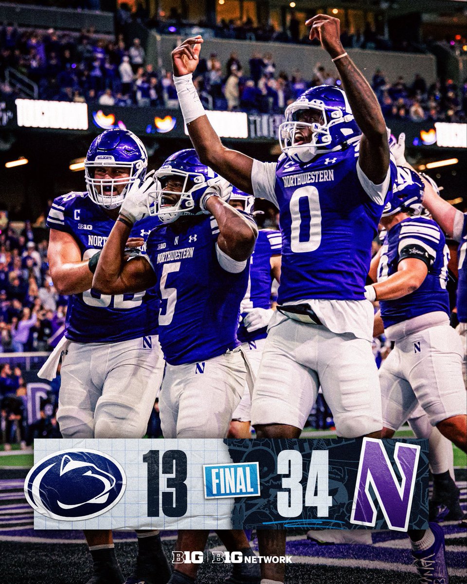 B1Gfootball's tweet photo. ‘Cats get their first win at New Ryan Field 😼 https://t.co/CEoYQrKQNM